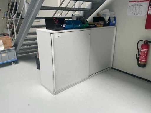 Office cabinet with contents