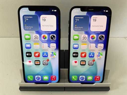 Apple iPhone 12 - 64GB - Negru (2x)