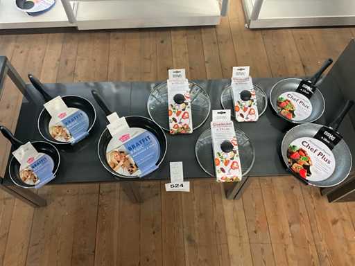 Gsw en Ssw Pannen (5x) +3 x passend deksel Ssw