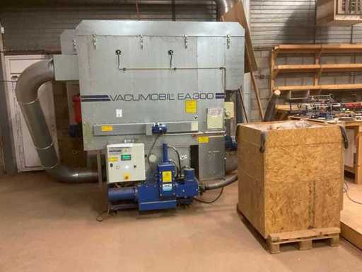 2006 Höcker Polytechnik Vacummobil EA300-7A Sistem de extragere a filtrului cu presă brichetă