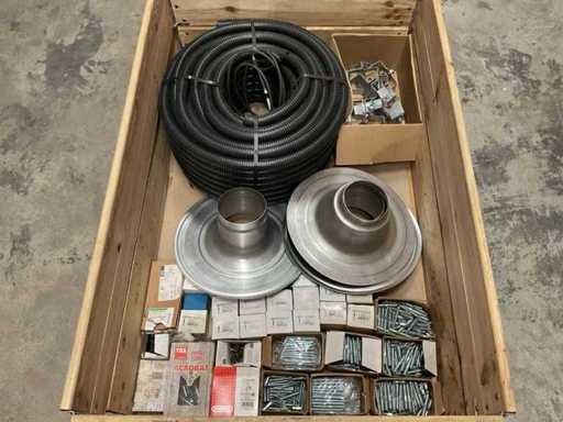 Lotto di materiale per l'installazione