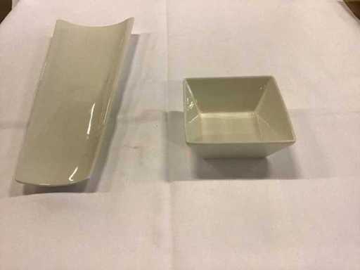 Palmer bowl (55 volte) e piatto per amuse-bouche (19 volte)