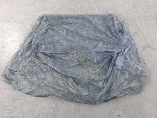 Coprivero in gomma circa 210 x 120 x 88 cm, come nuovo (R16) (50x)