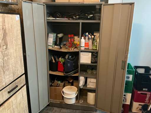 Inhoud schoonmaakkast