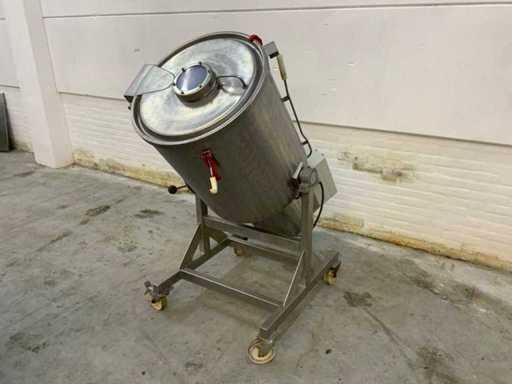 Röschermatic 150 Mobile tilting vacuum mixer