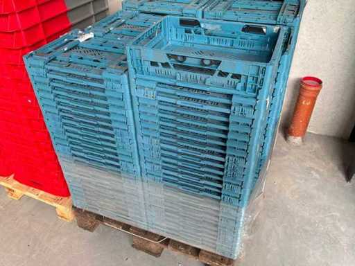 Opvouwbare Plastiek bakken (50x)