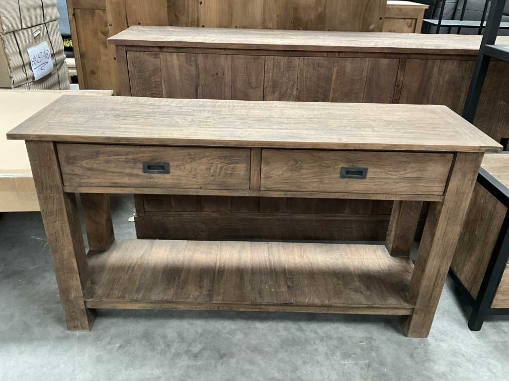 1x Wall table with 2 drawers