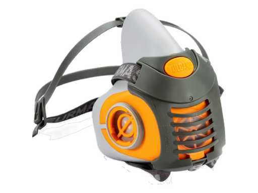 MILLA VULCANO Mascarilla de goma profesional con 2 filtros X 5PCS