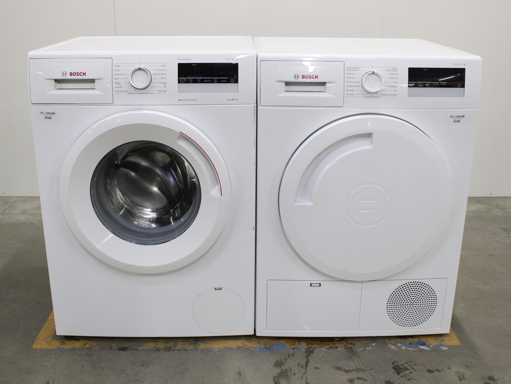 Série Bosch|4 machines à laver VarioPerfect EcoSilence Drive & série Bosch|4 sèche-linge