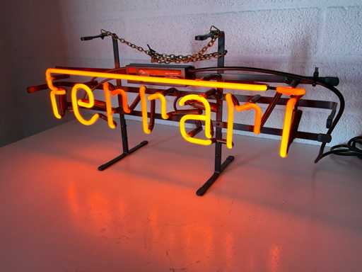 Decorazione Neon in Vetro Ferrari
