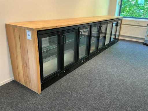 Maxima Bc 3 / 2 Koelvitrine in wandmeubel