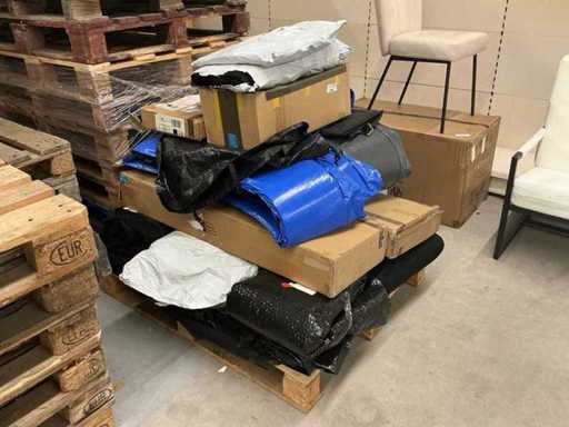 Mix pallet edge nets for trampoline