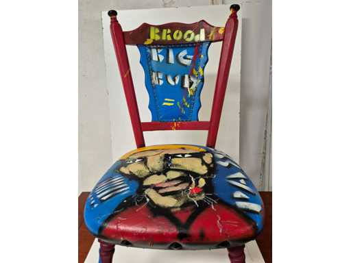Schilderij Herman Brood ‘Stoel’