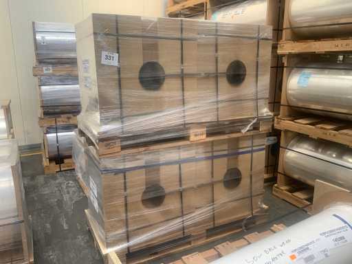 Rouleau de palette 50 microns film transparent (2x)