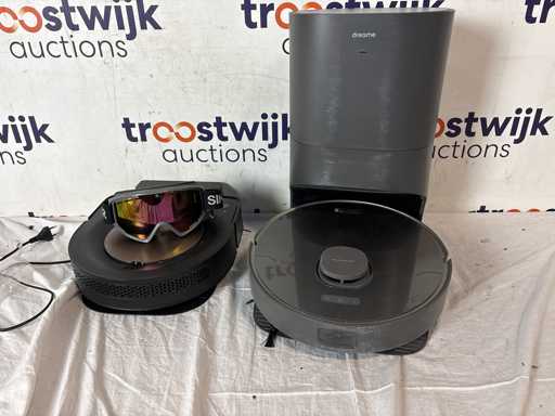 SINNER - BATAWA OTG SKIBRIL - Mat Donkergrijs - Unisex - One Size +iRobot Roomba  + Dreame D10 plus