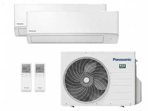 Panasonic - Condizionatore WiFi modello da parete TZ - multi-split 5,2kW - 2 unità interne