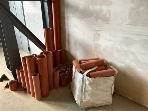 Stock di tubi in PVC