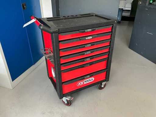 KS TOOLS - Racing Line - Tool trolley with contents