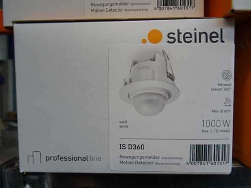 Steinel - IS D360 - Détecteur de mouvement infrarouge (8x)