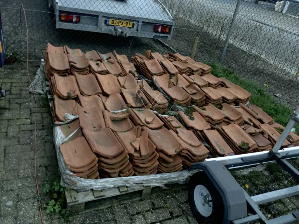 Batch of roof tiles