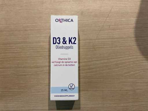 Orthica D3 &K2 oliedruppels (2x)