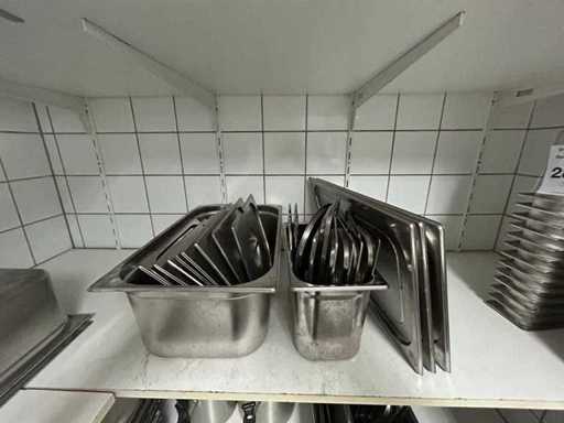 Contenants gastronormaux - Lot de couvercles GN 1/2GN - 1/1GN - 1/4GN