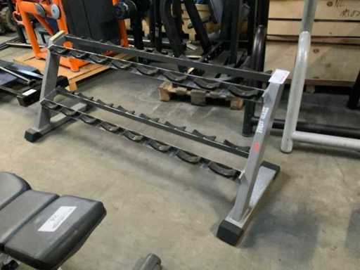 First class 8 pair dumbbell rek Krachtstation