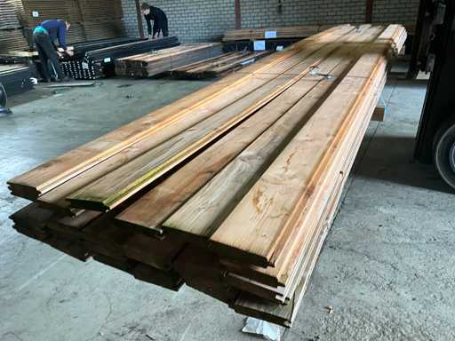 Profil caban? din lemn de sequoia 50x14,5x2,8 cm (26x)