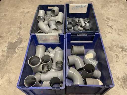 Lotto di raccordi in PVC