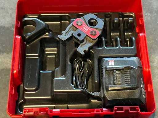 Mâchoire et chargeur de batterie Rothenberger Press