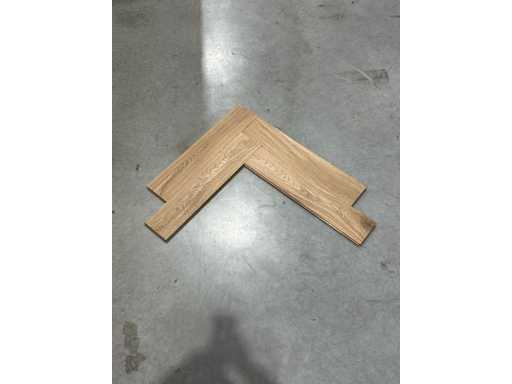 90,72 m2 eiken massief parket 70x12cm 