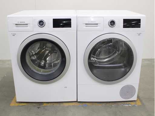Bosch Serie|6 EcoSIlence Drive Wasmachine & Bosch Serie|6 SelfCleaning Condenser Wasdroger