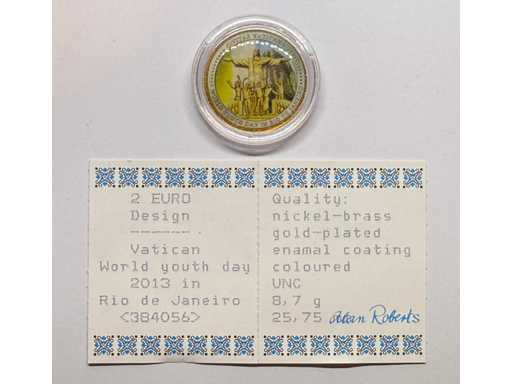 2 Euro Vaticaan Rio de Janeiro