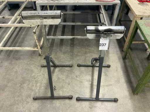 Soutien de rouleau réglable (2x)