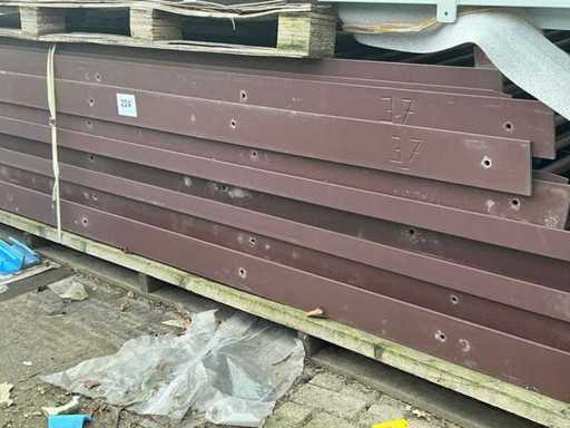 Balustrade/clôture métallique VanDun en 14 pièces