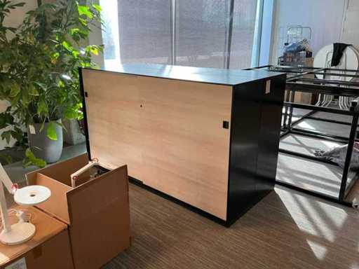 Markant Halfhoge schuifdeurkast (2x)