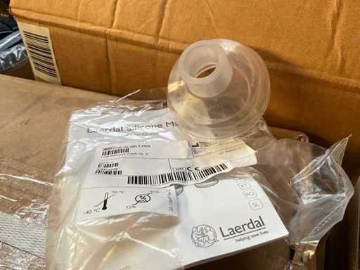 Ventilazione della maschera facciale in silicone con manciale Ambu Open (50x)