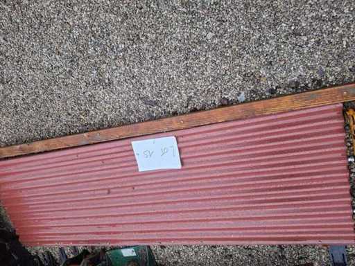 Satz von 20 Stahlblechen 2,50 m