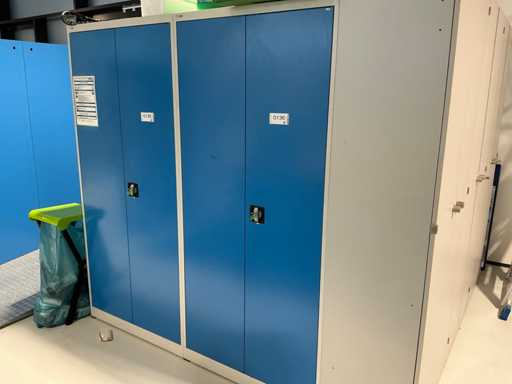 OTTOKIND workshop hinged door cabinet with contents