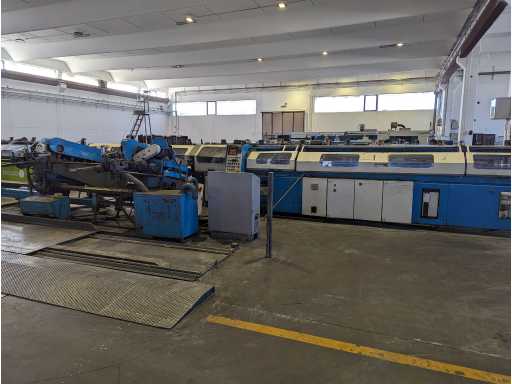 Double tube cutting machine with deburring machine BEWO DCH 70M