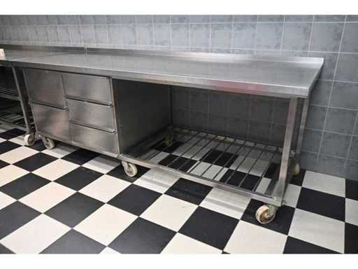 Van ‘t Wout Mobiele RVS Grondstoffen Werkbank