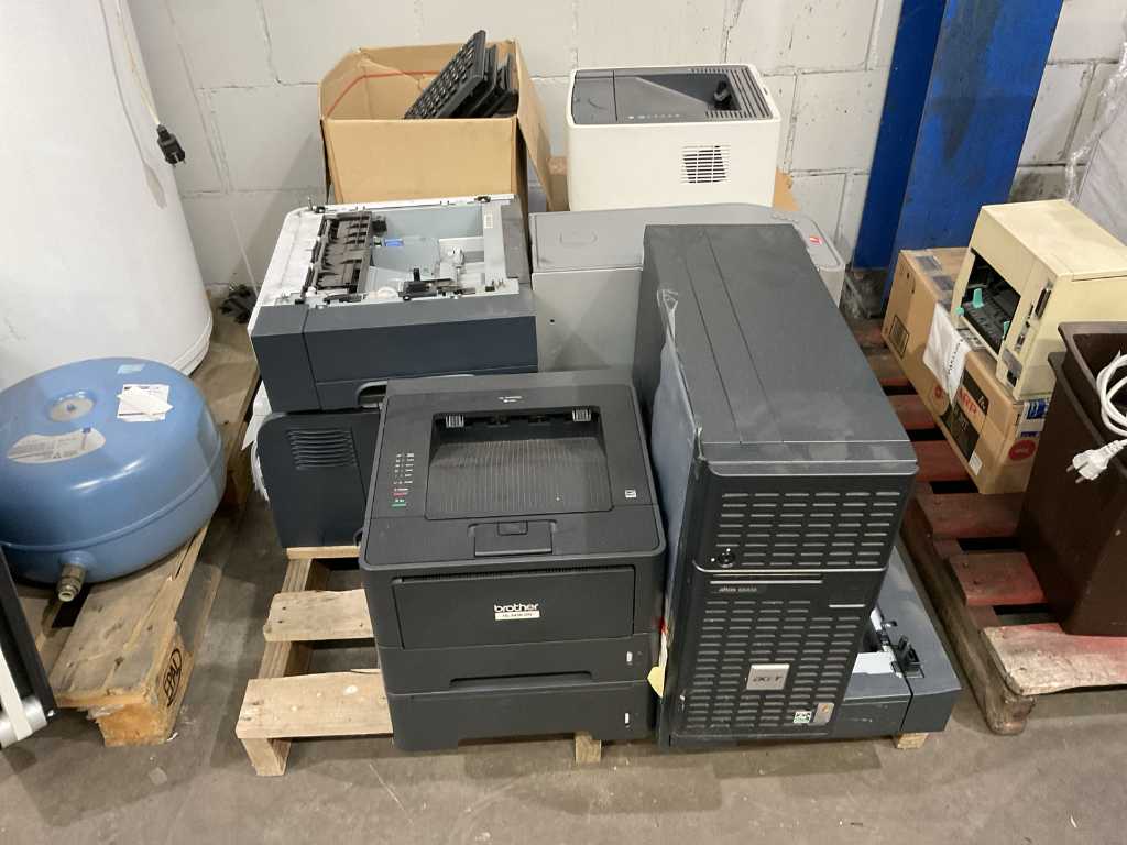 Brother, Acer, HP Drucker und Computerteile (8x)