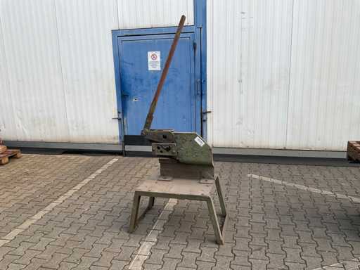 Plaatstalen en profielschaar