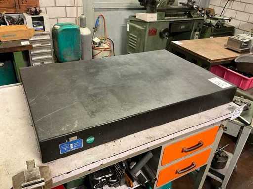 Granite surface and measuring plate