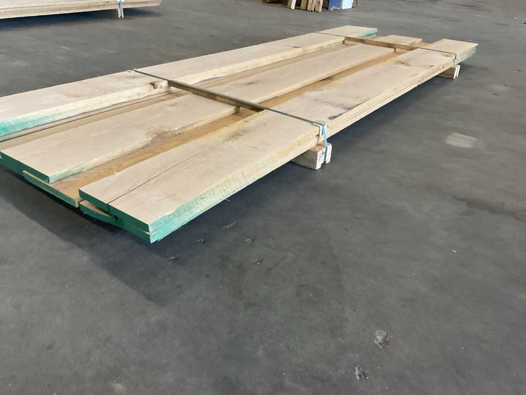 American oak planks pre-planed approx. 0.1 m³