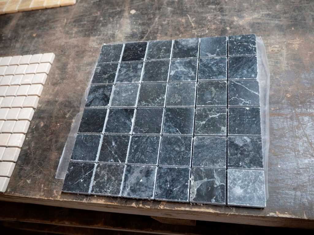 Natural stone mosaic mats 5,4m²