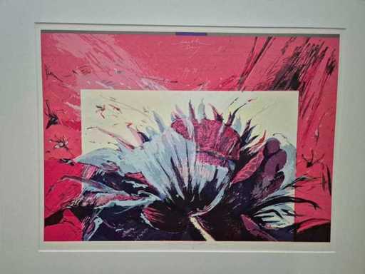 Martin Baeyens - Sérigraphie - 70 x 80 cm.