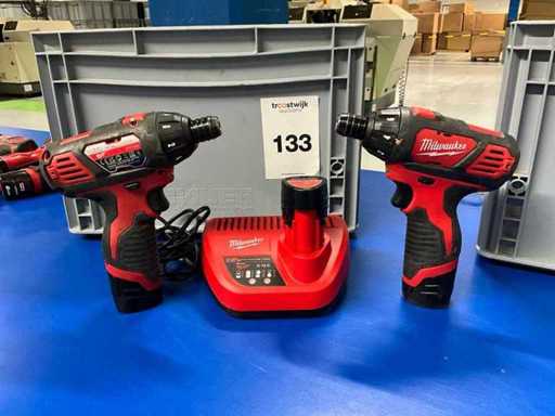Milwaukee M12 BSD Screw Drill (9x)