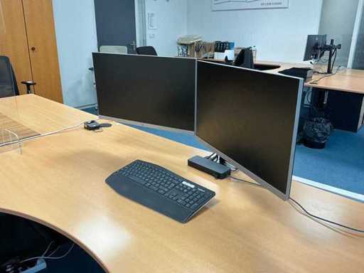 HP - HSA-B005DS - Docking station with screens