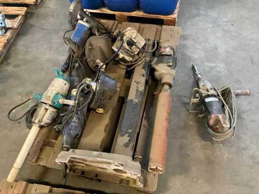 Diverse slijpmachines en boormachines (6x)